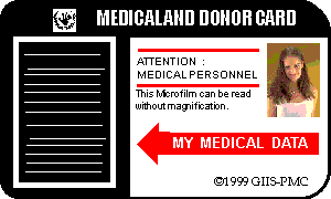Donor card